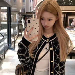 Luxury Chanel Coat Red Lady Wool Woven Fabric Autumn Winter And