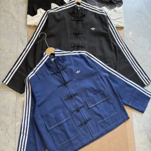 High Quality Designer Adidas Jeans Red Eva Denim Soft Touch Streetwear Relaxed Silhouette