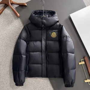 AAA Luxury Monk Down Jacket Red Goose Duck Nylon Premium Quality Zippered Pocket