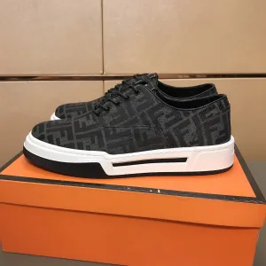 Aaa Fendi Printed Fabric Casual Shoes