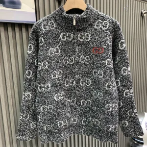 Designer Gucci Jacquard Cardigan For Autumn