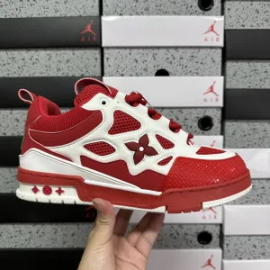 Super Clone Luxury Louis Vuitton Sneakers Red