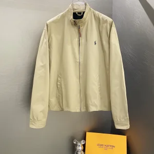 Designer Reps Ralph Lauren Coat Red Cotton Pure Down Streetwear Embroidery