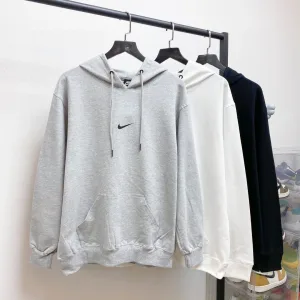 AAA Nike Sweatshirt Black Cotton Pure Easy To Match