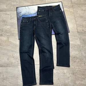 AAA High Quality Burberry Jeans Red Genuine Leather Denim Spring Embroidery