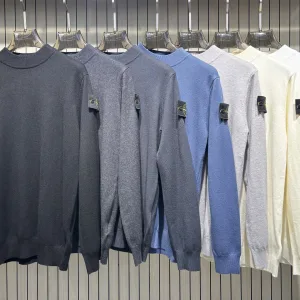Luxury Stone Island Denim Sweater