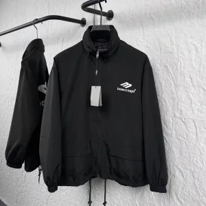 AAA High Quality Balenciaga Outerwear Black Polyester