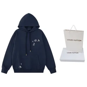 High Quality Luxury Louis Vuitton Cotton Hoodie