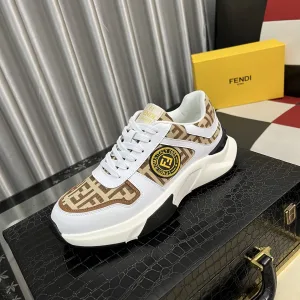 1:1 Aaa Fendi Leather Sneakers