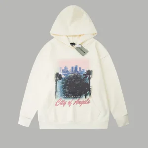 High Quality Balenciaga Hoodie Red Cotton Pure