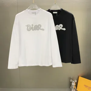 Luxury Dior Cotton Long Sleeves