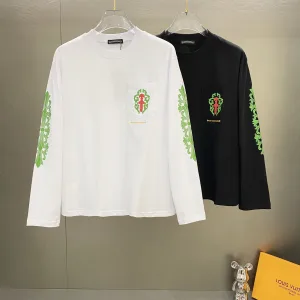 Luxury Chrome Hearts Cotton Long Sleeves For Fall