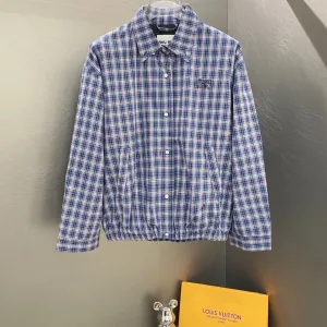 Luxury Super Clone Miu Long-Sleeved Shirt Red Cotton