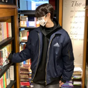 Designer Super Clone Adidas Jacket Ash Cotton Pure Polyester Fiber Street Style