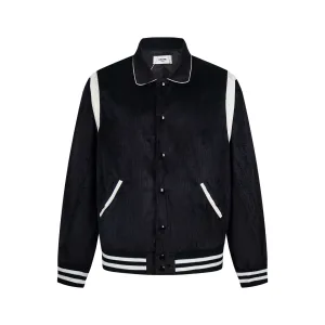AAA Celine Jacket Red Corduroy Simple And Versatile Suitable For All Body Types Autumn Winter Luxury Fabric