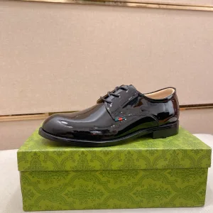 1:1 Luxury Gucci Cowhide Leather Shoes