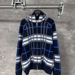 Luxury Aaa Burberry Cashmere Jacket For Autumn
