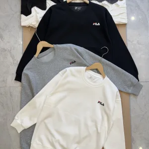 Reps Fila Hoodie Ash Cotton Spring Autumn Winter
