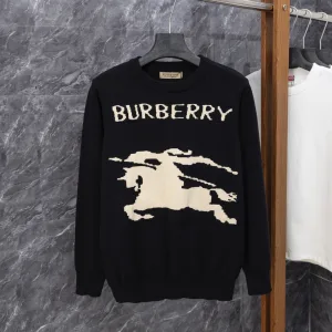 High Quality Luxury Burberry Cotton Knitwear