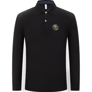 High Quality Dior Cotton Long-Sleeved Polo Shirt For Autumn