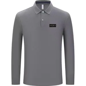 Aaa Luxury Dior Cotton Long-Sleeved Polo Shirt For Autumn