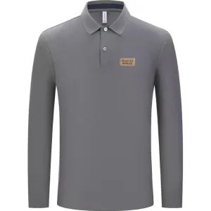 Aaa 1:1 Dior Cotton Long-Sleeved Polo Shirt For Autumn