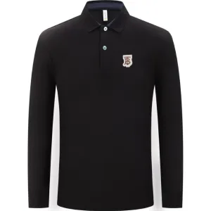 Designer Dior Cotton Long-Sleeved Polo Shirt For Autumn