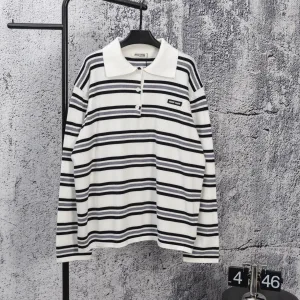 High Quality Miu Miu Cotton Long-Sleeved T-Shirt