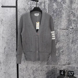 High Quality Luxury Thom Browne Goat Hair Outerwear