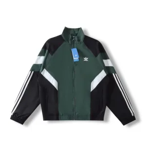 High Quality Adidas Outerwear Red Polyester Fiber Lace Autumn Embroidery Heavy