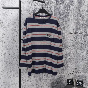 Luxury 1:1 Miu Miu Cotton Long-Sleeved T-Shirt