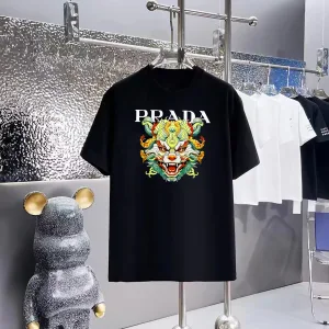 Aaa Luxury Prada Cotton Short-Sleeved T-Shirt