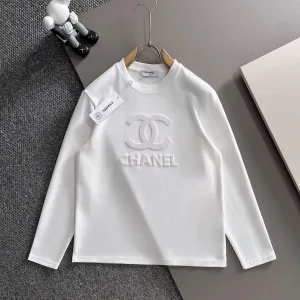 Aaa Chanel Cotton Long-Sleeved Shirts For Autumn