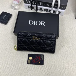 AAA Dior Wallet Ash Lace Understated Luxury