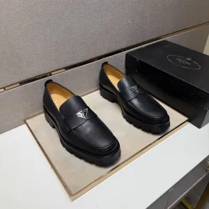 High Quality Prada Cowhide Leather Shoes