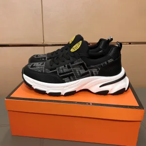 High Quality Fendi Cowhide Casual Shoes