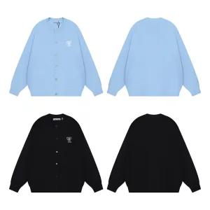 Super Clone Luxury Acne Studios Outerwear Red Wool Merino Blend Down Autumn Winter Embroidery 3D Logo