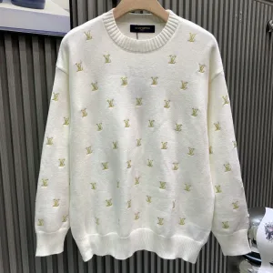 High Quality 1:1 Louis Vuitton Knitted Fabric Sweater