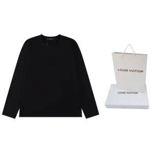 1:1 Aaa Louis Vuitton Cotton Long-Sleeved T-Shirt