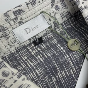 AAA Dior Shirt Red Cotton Jacquard Denim