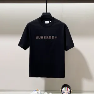 1:1 Burberry Silicone Short-Sleeved T-Shirt