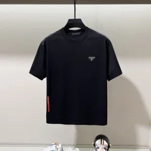 Aaa High Quality Prada Cotton Short-Sleeved T-Shirt