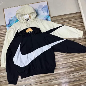 Designer Super Clone Nike Coat Green Spring Summer Autumn Embroidery Patch