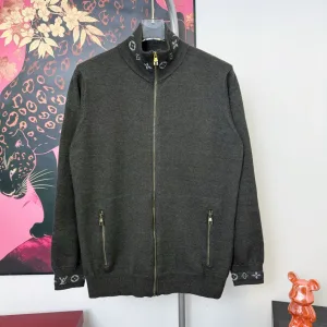 Luxury High Quality Louis Vuitton Jacquard Coat For Autumn