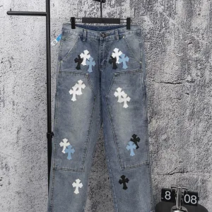 Designer Chrome Hearts Abs Jeans