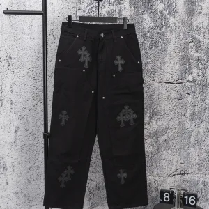 Designer Chrome Hearts Abs Jeans