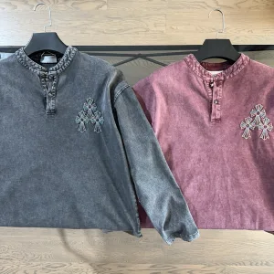 Designer High Quality Chrome Hearts Long-Sleeved Sweatshirt Red
