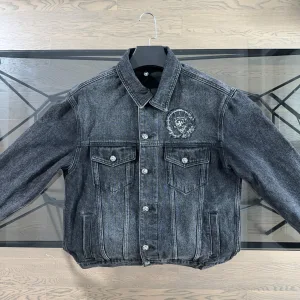 AAA Chrome Hearts Outerwear Red Cotton Pure Denim