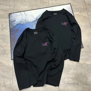 Super Clone Archaeopteryx Long-Sleeved Shirts Red Cotton Pure Relaxed Fit Autumn Screen Printing