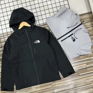 Designer Luxury The North Face Outerwear Red Simple Style Daily Commute Outdoor Windproof Spring Autumn Embroidery Multiple Splicing Cuffs